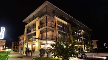 Front of property - evening/night