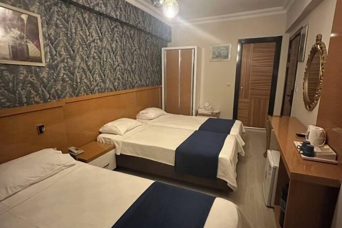 Lakens van Egyptisch katoen, luxe beddengoed, een minibar