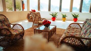 Sitteområde i lobbyen