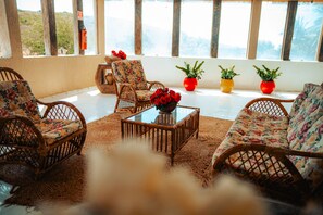 Sala de estar en el lobby