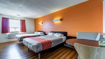 Deluxe Room, 2 Queen Beds, Non Smoking, Refrigerator & Microwave | Desk, free WiFi, bed sheets