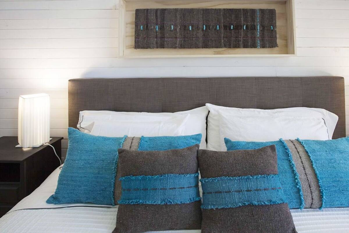 Chalet, 2 habitaciones, terraza (Cerezo) | 1 dormitorio, ropa de cama de alta calidad, minibar y escritorio