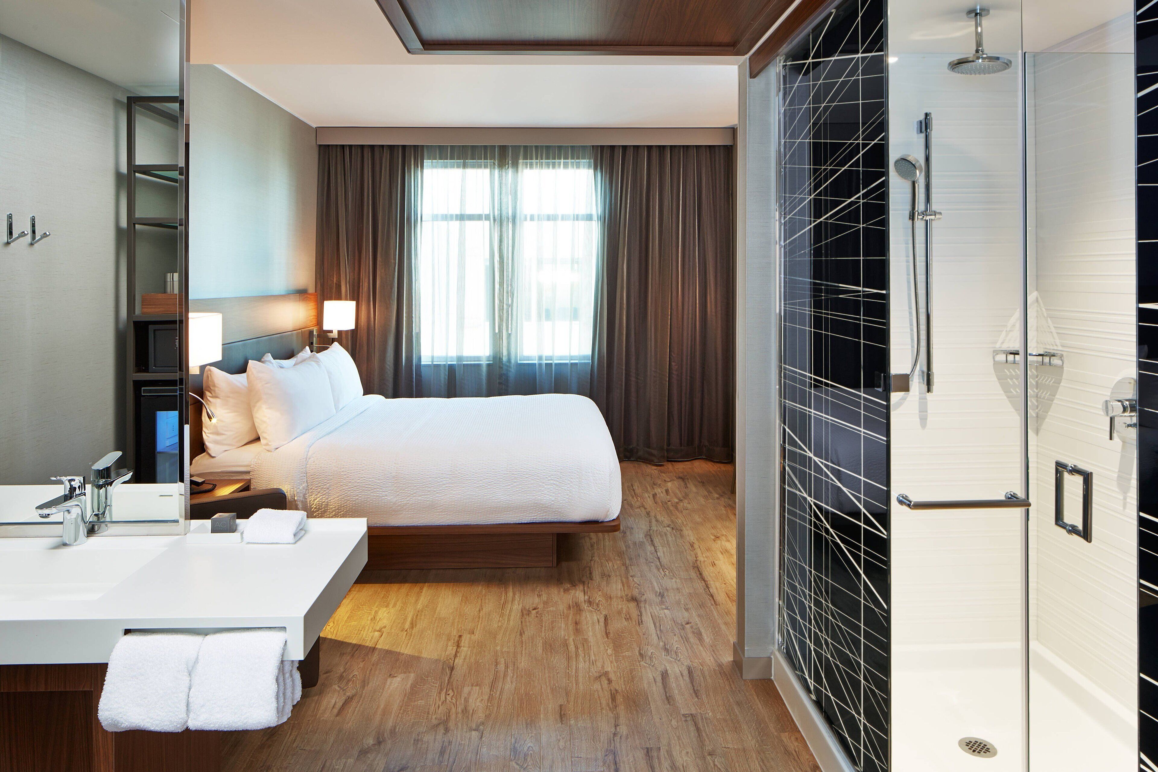 1 bedroom, pillow-top beds, in-room safe, individually decorated