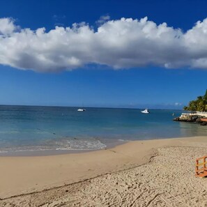 Beach nearby, white sand