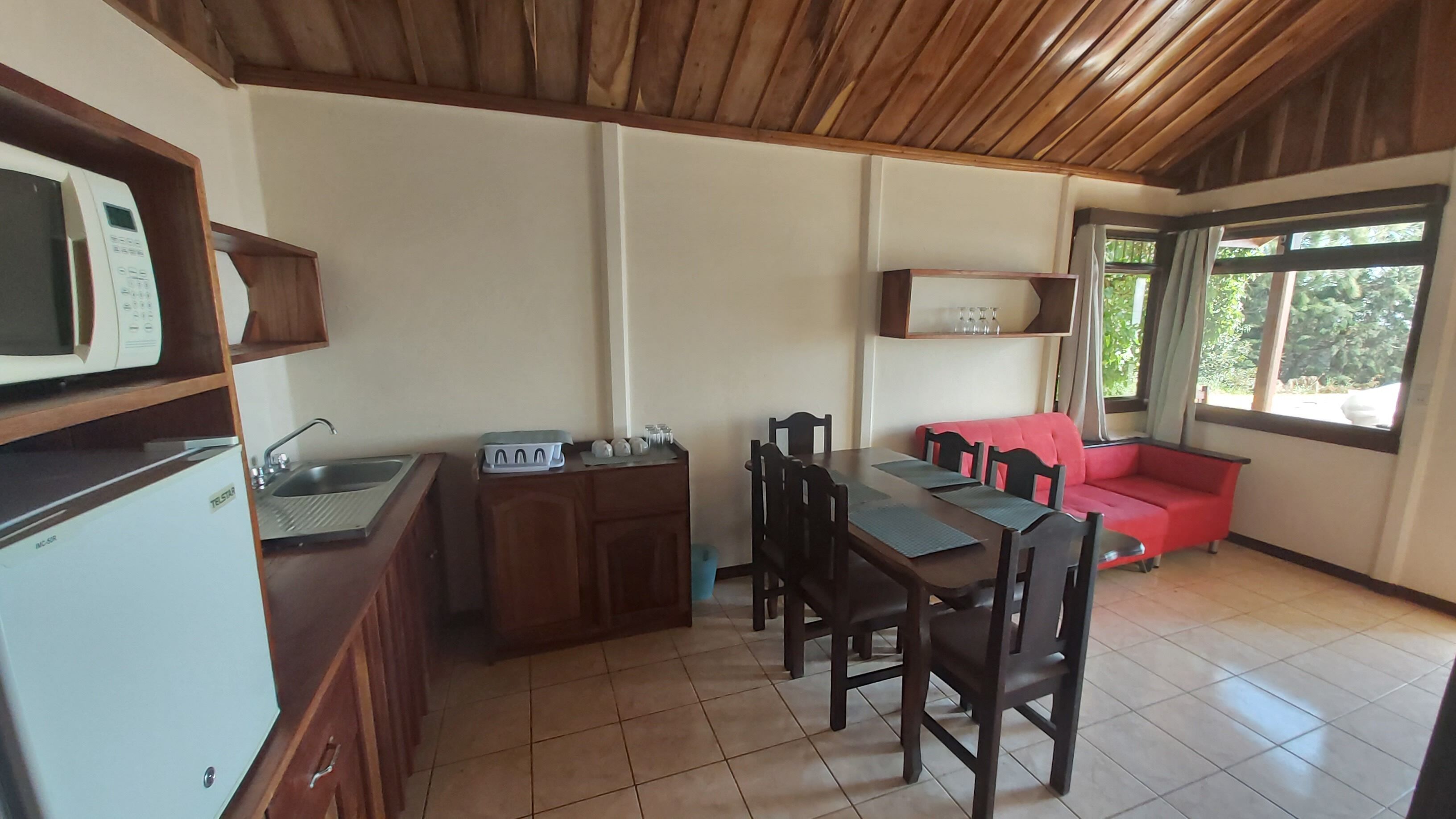 family cabin, kitchenette, ocean view | private kitchen