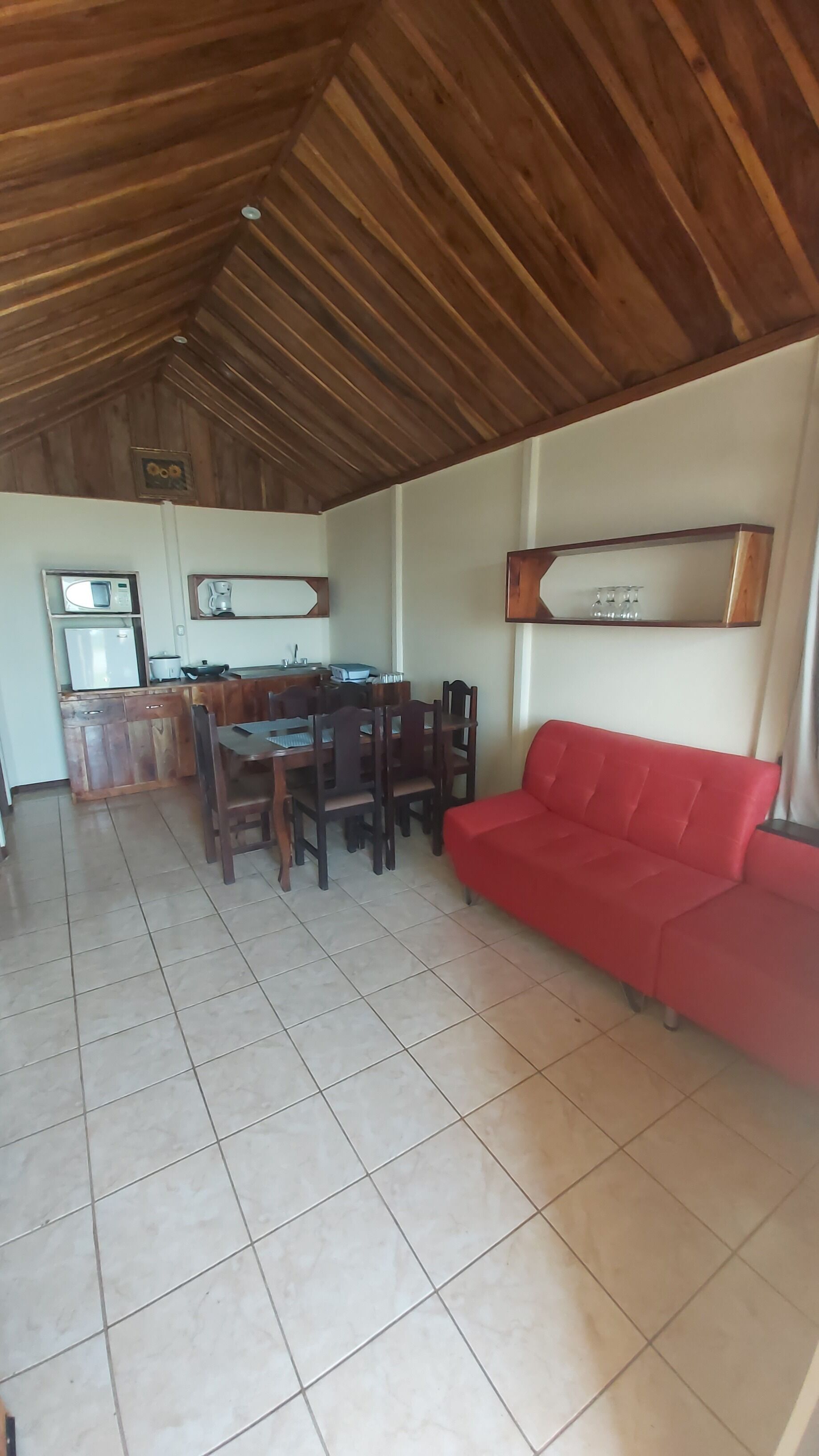 family cabin, kitchenette, ocean view | private kitchen