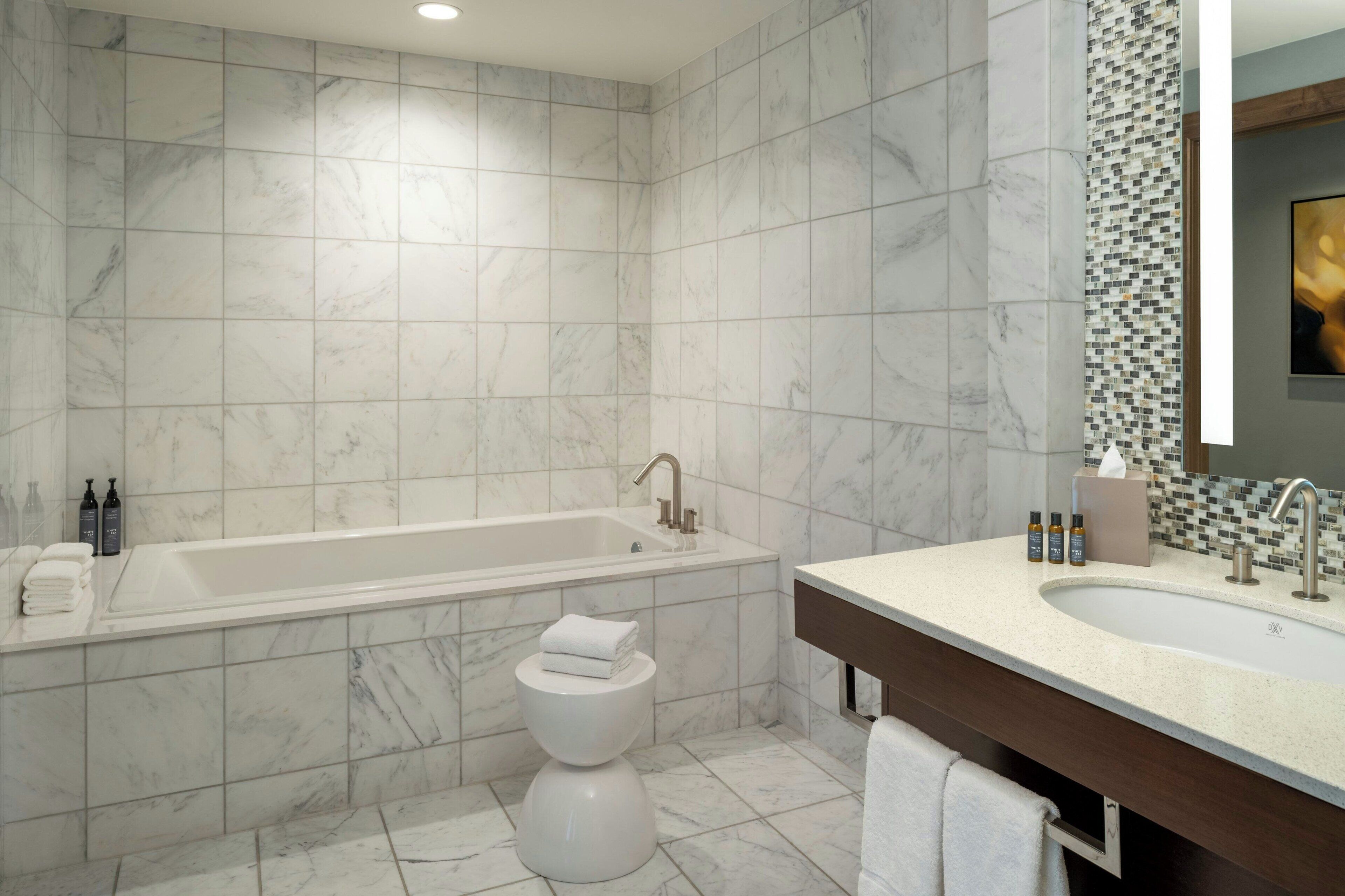 shower, free toiletries, hair dryer, bathrobes