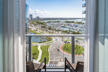 Premium Room, 2 Queen Beds, Balcony, Marina View | Premium bedding, pillowtop beds, in-room safe, desk at The Westin Sarasota