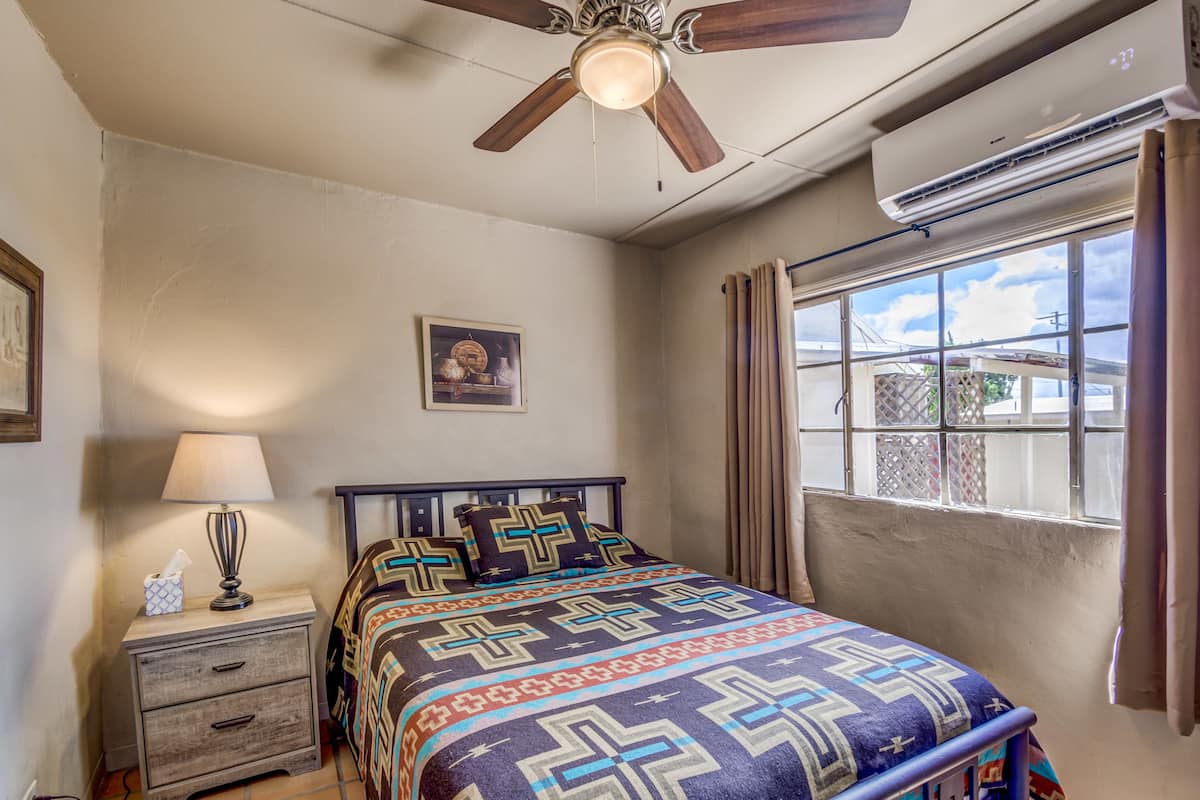 Room, 1 Queen Bed with Sofa bed | 1 bedroom, blackout drapes, iron/ironing board, free WiFi