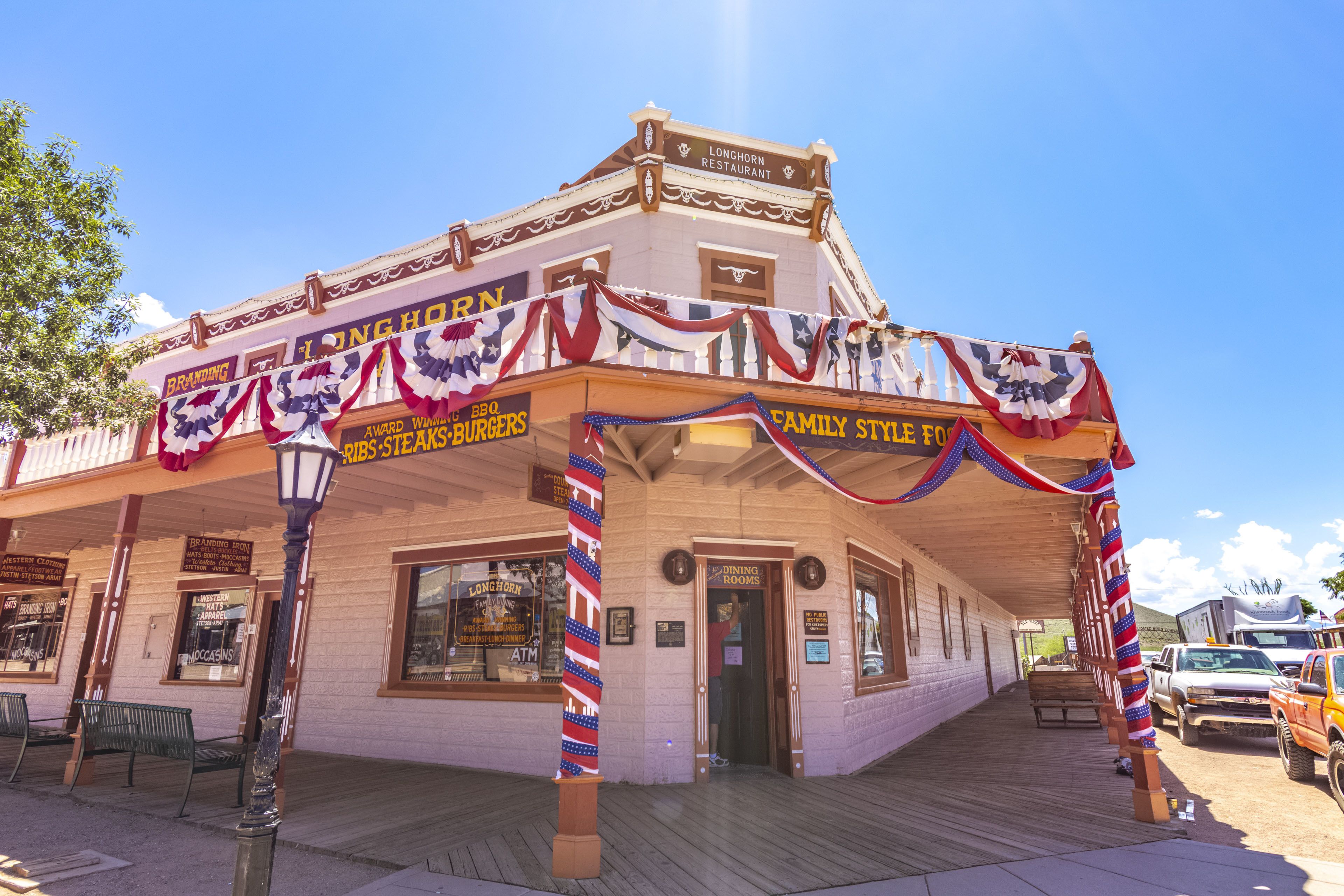 Blick von der Unterkunft