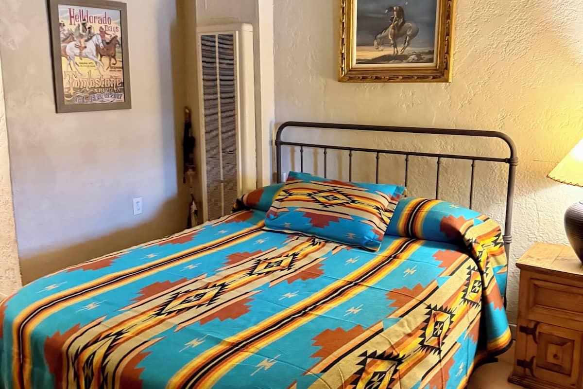 1 bedroom, blackout curtains, iron/ironing board, free WiFi