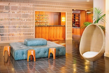 Hotel entrance and lobby at The Laylow Waikiki, Autograph Collection