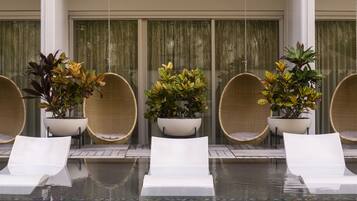 Room, 1 King Bed, Non Smoking, Poolside | View from room