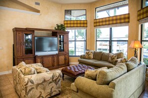 Ferienhaus, 3 Schlafzimmer | Wohnzimmer