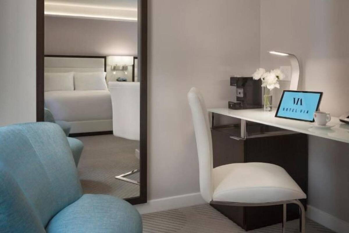 1 quarto, roupas de cama premium, cofres nos quartos, escrivaninha