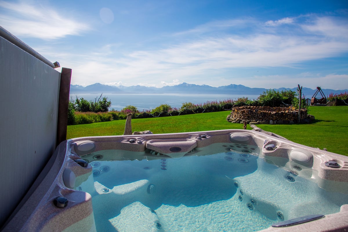 Huis, 3 slaapkamers, hot tub, uitzicht op oceaan (Lupine) | 1 slaapkamer, pillowtop-bedden, individueel gedecoreerd