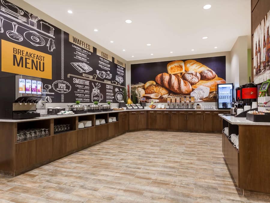 Free daily on-the-go breakfast