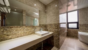 S - Superior (Window type - Random) | Bathroom | Hair dryer, slippers, towels, soap