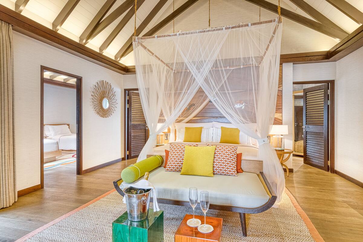 Beach Pool Pavilion -2 Bedroom Suite | 埃及棉床單、高級寢具、羽絨被、Tempur-Pedic 床墊