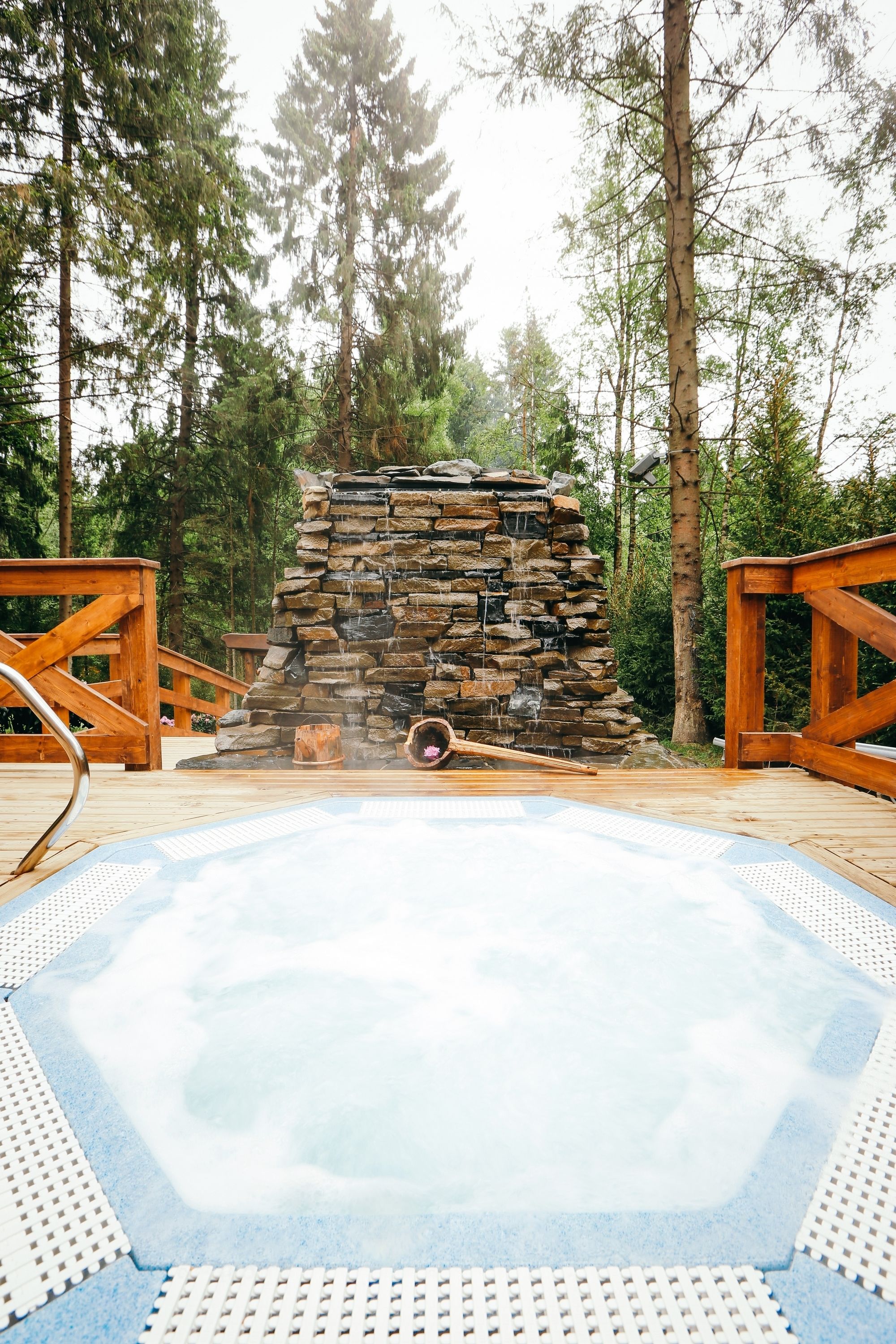 อ่างสปากลางแจ้ง