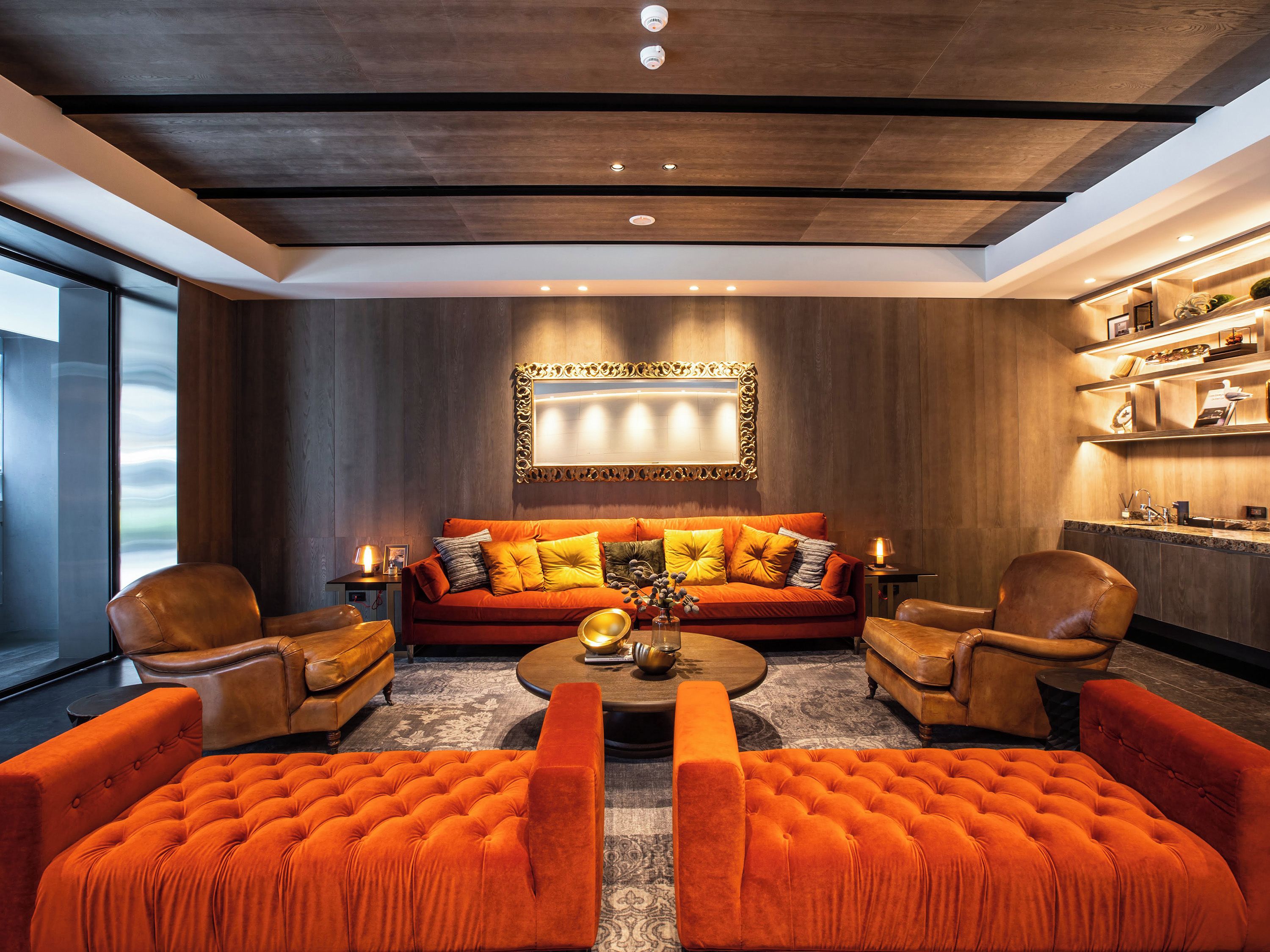 Sala de estar en el lobby