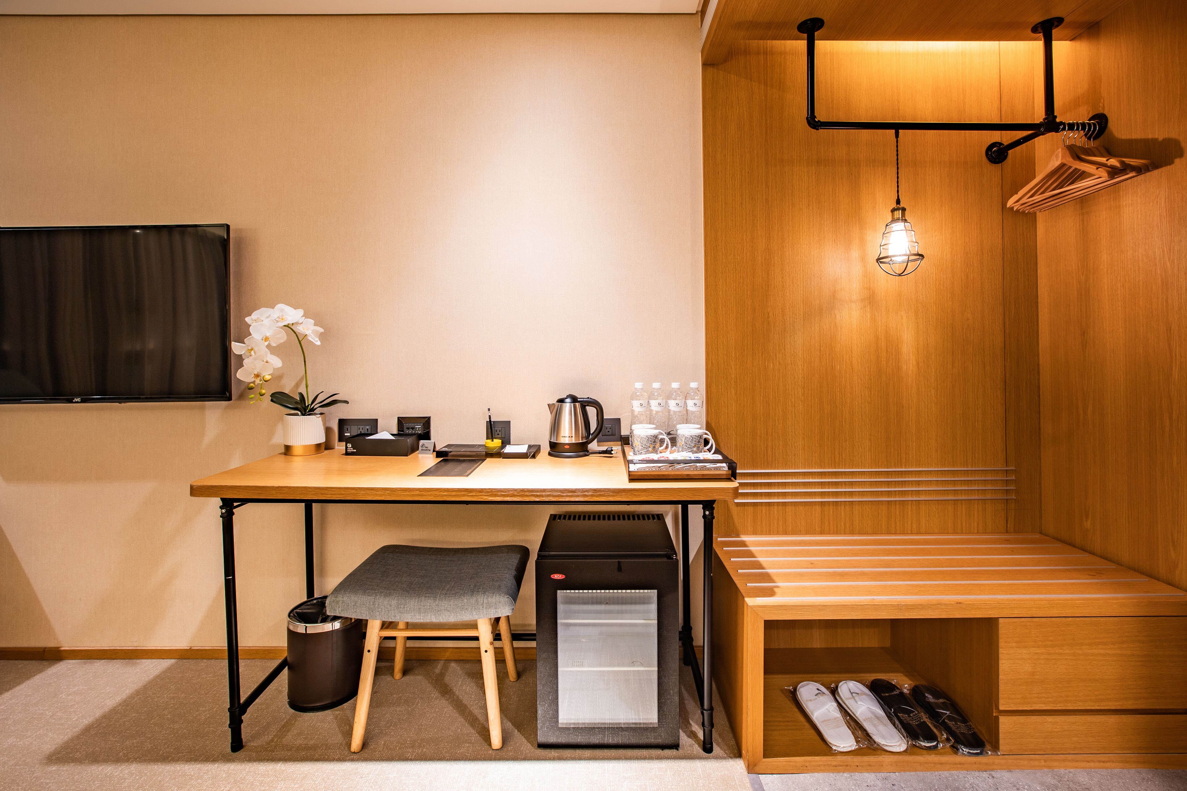 quadruple room, 2 double beds, balcony | 1 bedroom, down duvets, in-room safe, desk