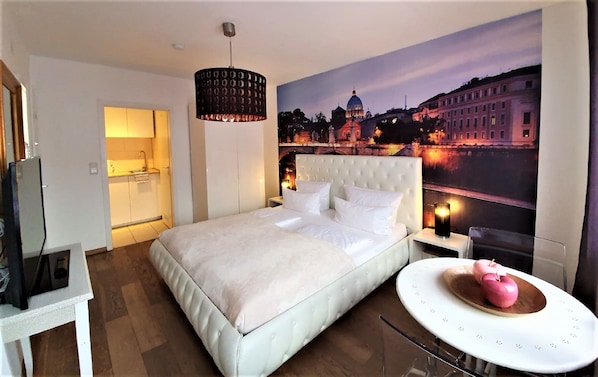 Studio, Kochnische | 1 Schlafzimmer, kostenloses Internet per Kabel