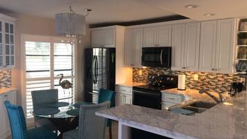 Condo, 1 Bedroom | Private kitchen | Fridge, microwave, coffee/tea maker