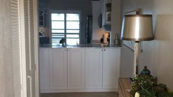 Condo, 1 Bedroom | Private kitchen | Fridge, microwave, coffee/tea maker