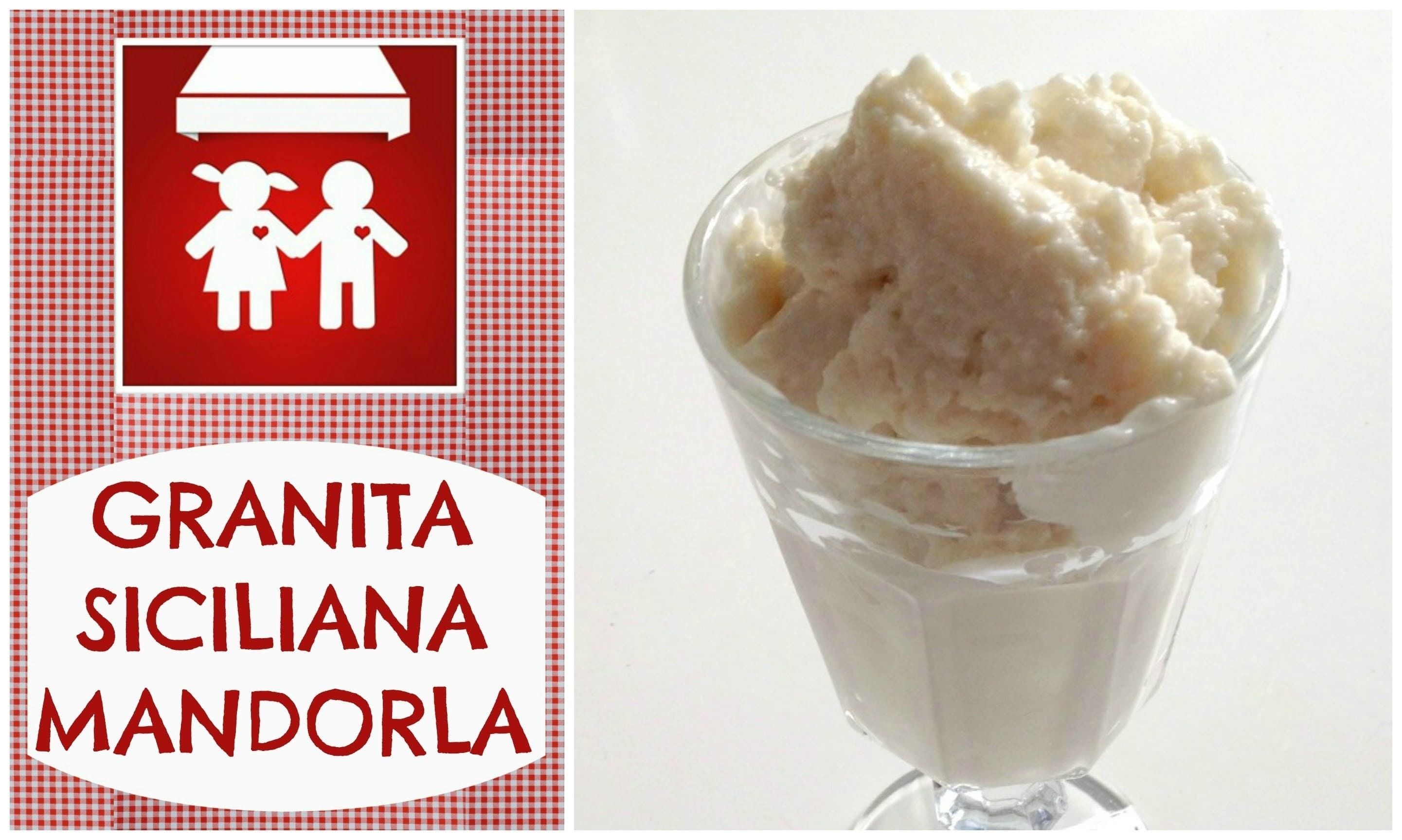 Un postre anomenat Granita Siciliana Mandorla.