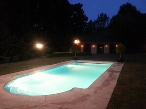 Front of property – evening/night