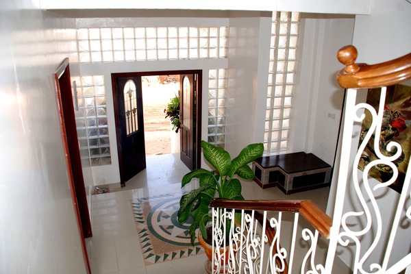 Interior entrance