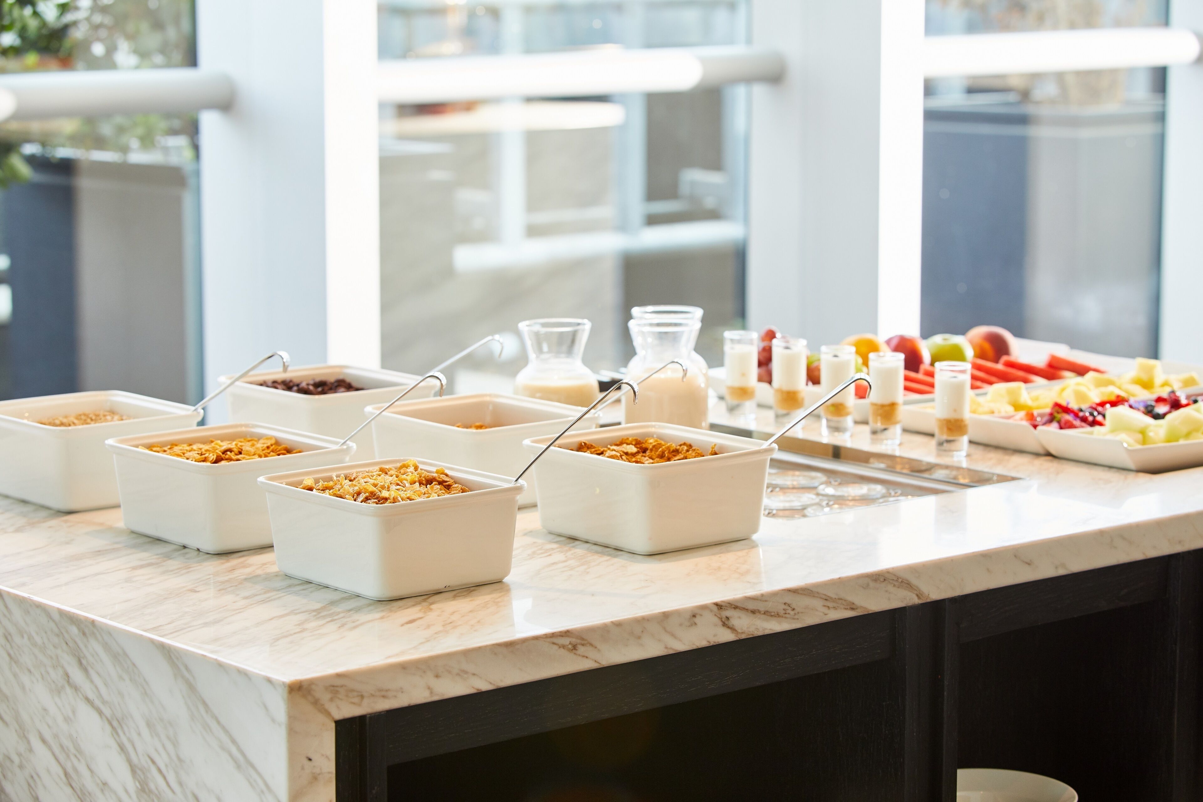 Daily buffet breakfast (USD 17 per person)