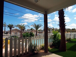 Uitzicht vanuit accommodatie