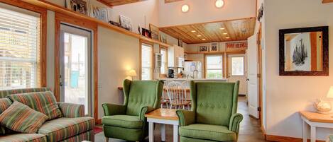 Ferienhaus, 3 Schlafzimmer | Wohnzimmer | Fernseher