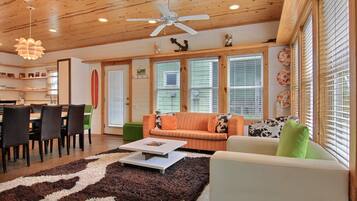 House, 4 Bedrooms | Living area | DVD player