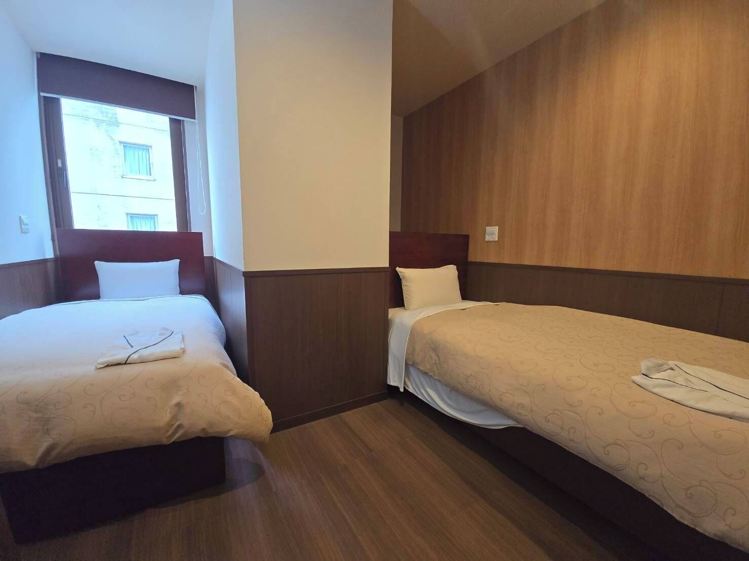 economy twin room, non smoking | 1 bedroom, free wifi, bed sheets