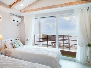 Familienapartment, 2 Schlafzimmer, Meerblick (28 PY)