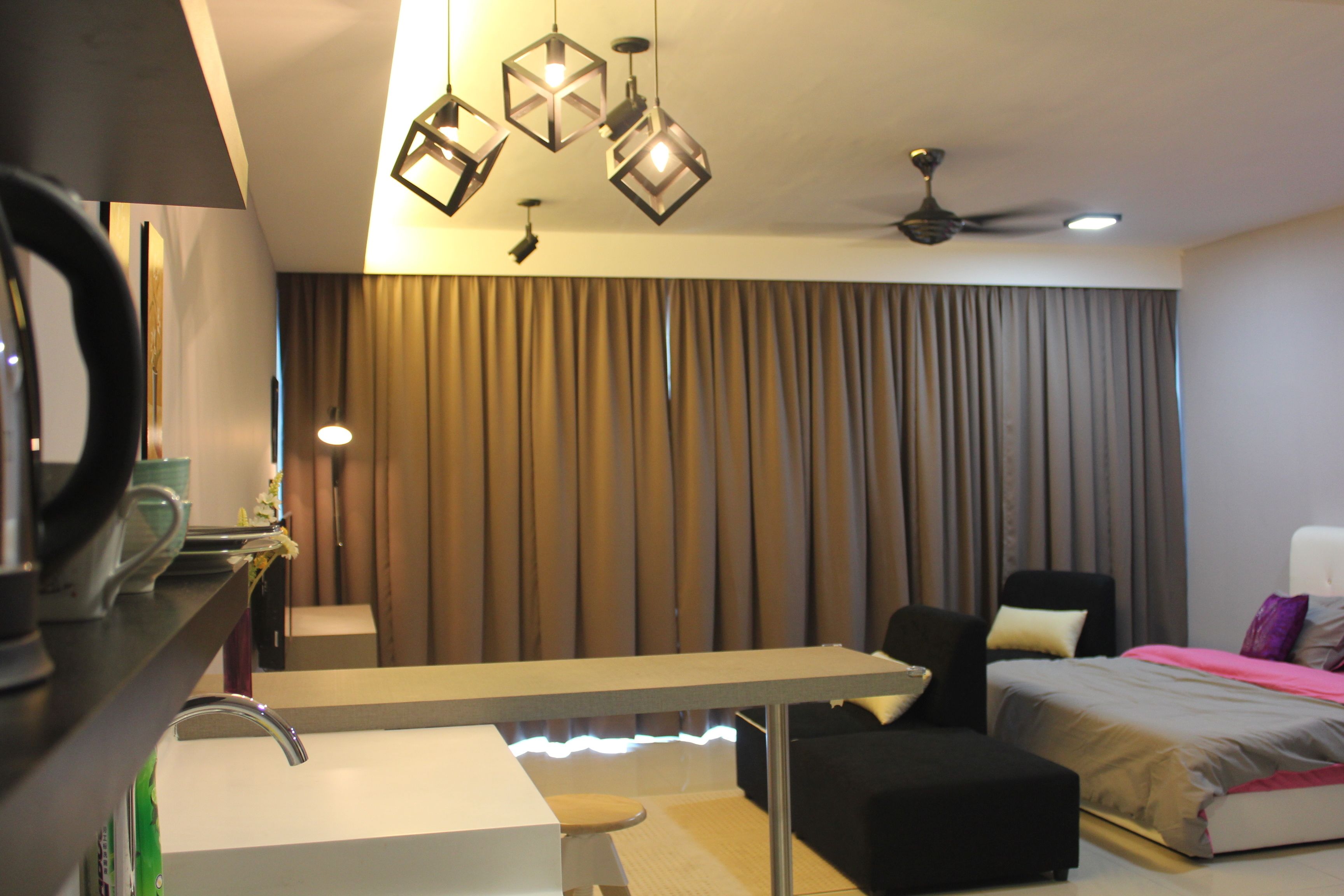 Desk, iron/ironing board, free WiFi, bed sheets