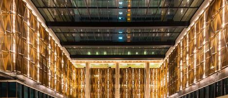 Front of property – evening/night