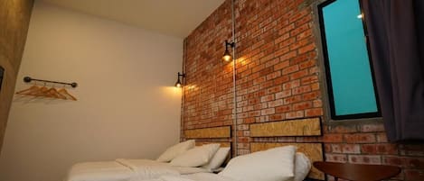 1 slaapkamer, een bureau, een strijkplank/strijkijzer, gratis wifi