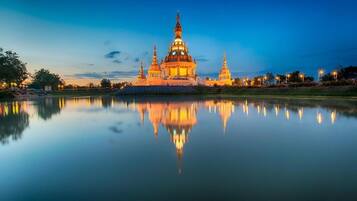 Blick von der Unterkunft