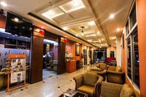 Sala de estar en el lobby