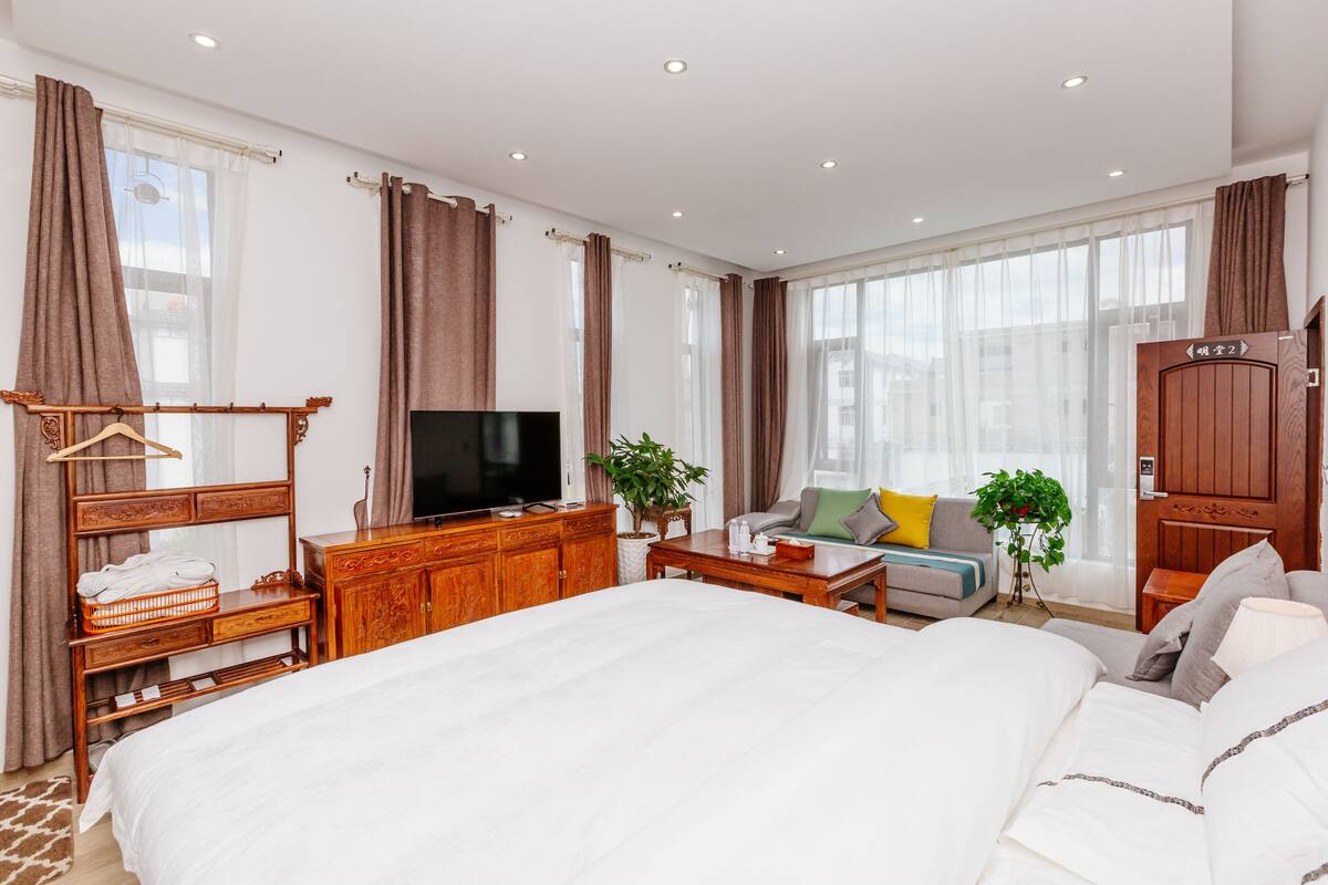 Double Room, Garden View | Premium bedding, pillow-top beds, blackout curtains, free WiFi