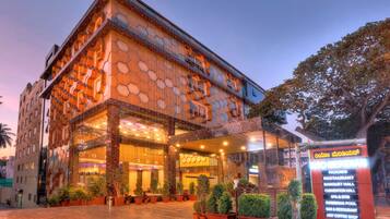 Majoituspaikan julkisivu