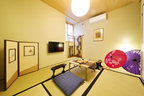 Tradisjonelt rom (Japanese Style) | Skrivebord, wi-fi (inkludert) og sengetøy