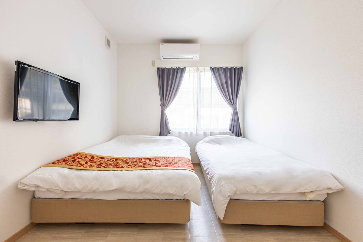 ห้องพัก (Western Style) | โต๊ะทำงาน, Wi-Fi ฟรี, ผ้าปูที่นอน