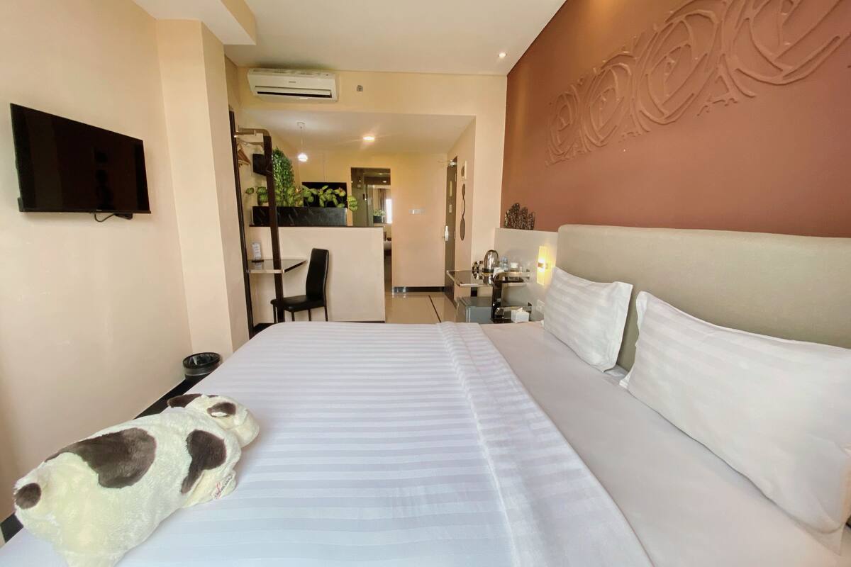 Executive Jacuzzi Room | 1 soveværelse, skrivebord, mørklægningsgardiner, gratis Wi-Fi
