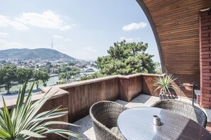 Luxe appartement, 1 slaapkamer, uitzicht op de stad | Uitzicht op de stad