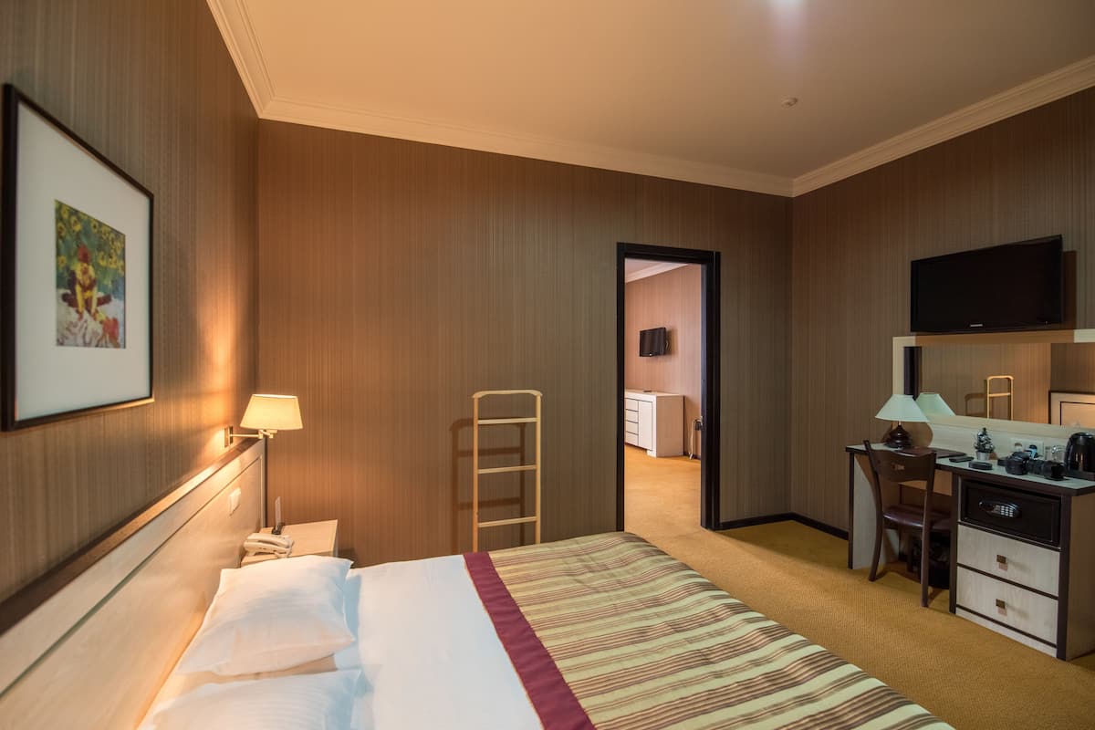 1 habitación, minibar, caja de seguridad en la habitación y escritorio
